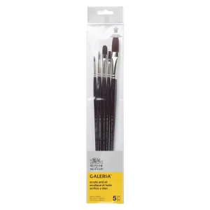 5-Pack Galeria Brushes - Assorted