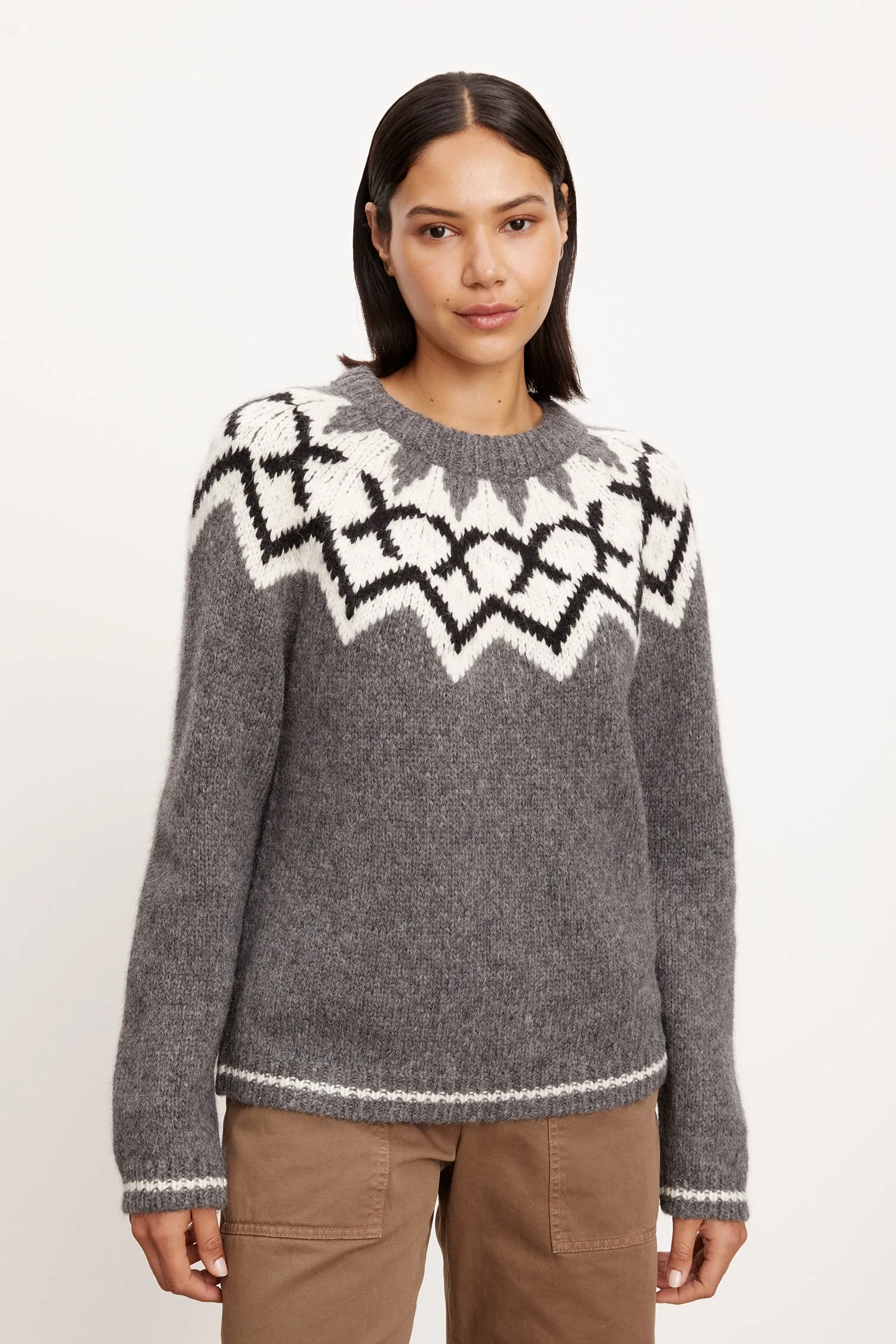 Alexa Heather Grey Sweater