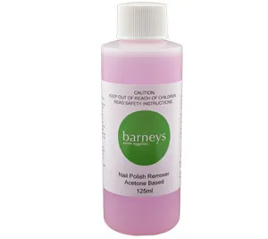 Barneys Super-Fast Pink Acetone Nail Polish Remover - 125ml