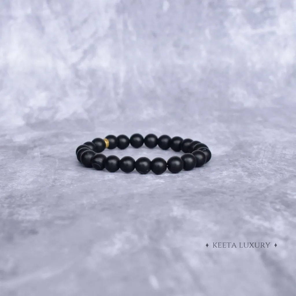 Basic - Matte Black Onyx Bracelet