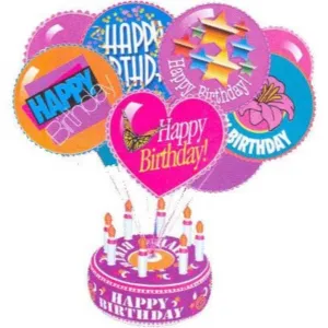 Birthday Cake Balloon Weight