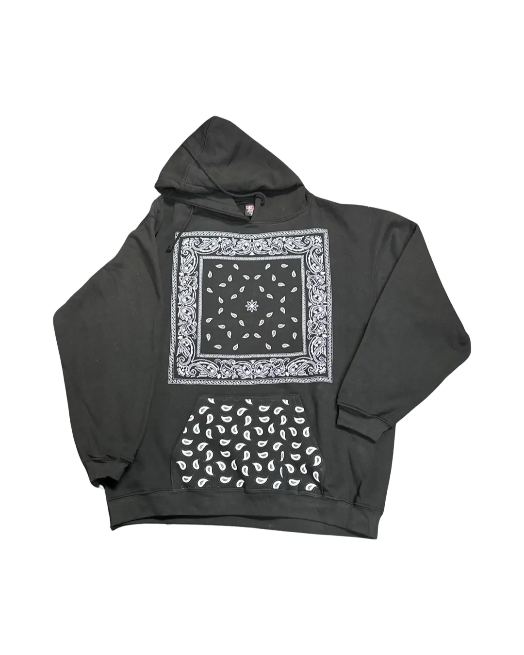 Black Bandana Hoodie