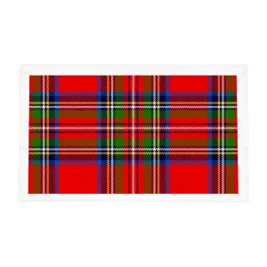 Christmas Tartan Red Vanity Tray