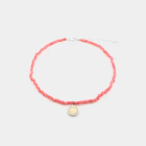 Coral Bead Choker