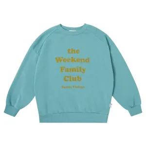 Dark Green "The Weekend Family Club" Crewneck