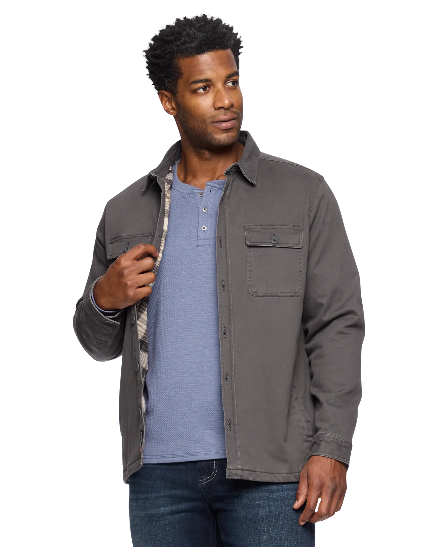 DUNN FLANNEL-LINED STRETCH JACKET