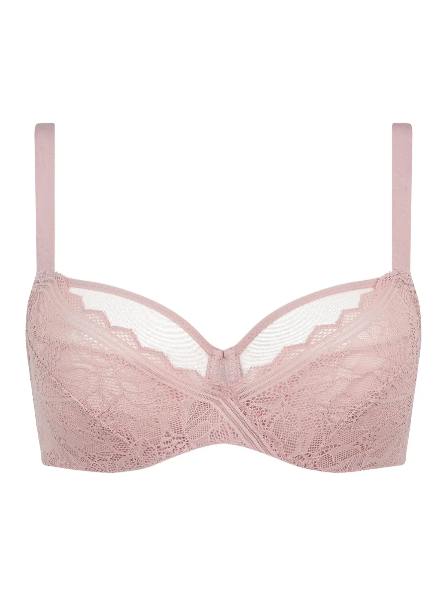 Easy Feel Floral Touch Full Cup Bra - English Rose