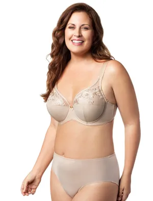 Elila Embroidered Underwire Bra, Nude| Nude Wired Elila Bra