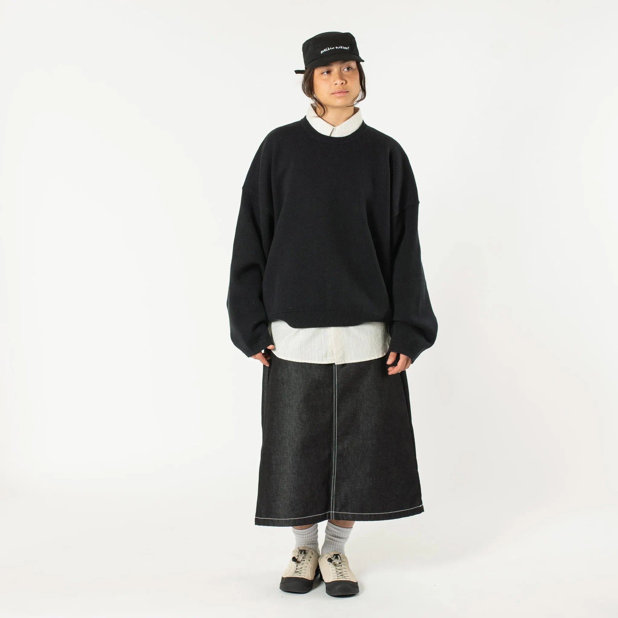 Estudio Niksen Balloon Heavy Sweater (Black)