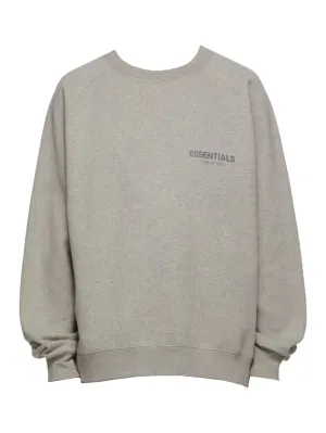 Fear Of God Essentials Core Collection Crewneck Dark Heather Oatmeal [FW21]