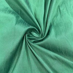 Forest Green Solid Dupian Silk Fabric