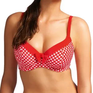 Freya Tootsie Underwire Sweetheart Padded Bikini Top, Poppy