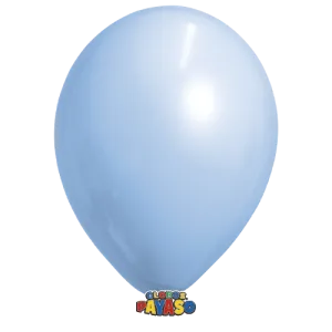 Globos Payaso 5in Balloon Pastel Light Blue 100ct