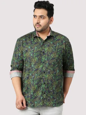 Greenleaf Cotton Digital Printed Shirt Men's Plus Size