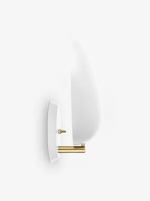 Grossman White Cobra Wall Light by Gubi