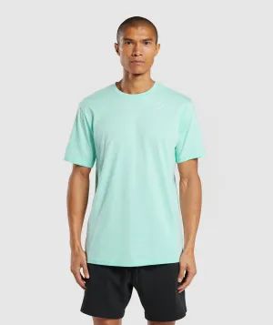 Gymshark Crest T-Shirt - Serene Blue