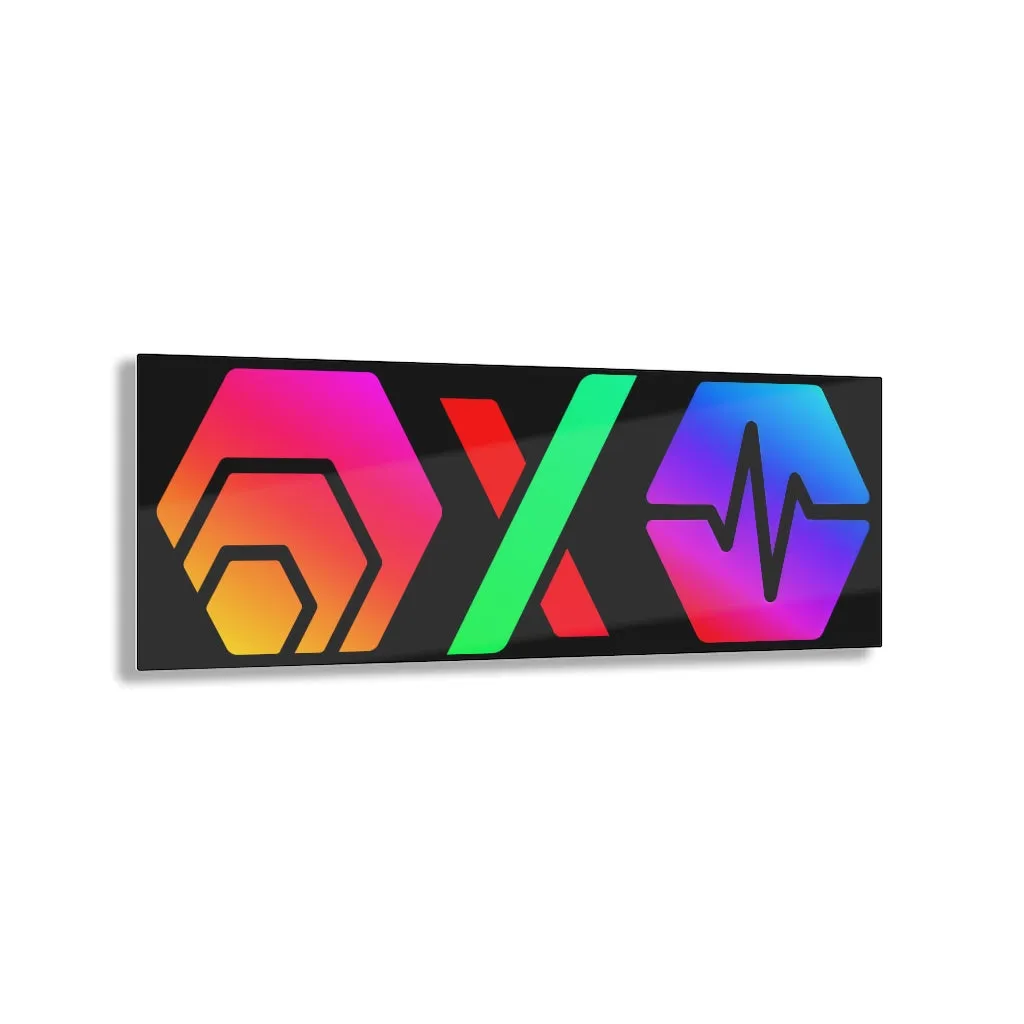 HEX-PulseX-PulseChain Acrylic Wall Art