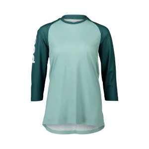 Jersey POC Womens MTB Pure 3/4 - Light Blue/Dioptase Blue