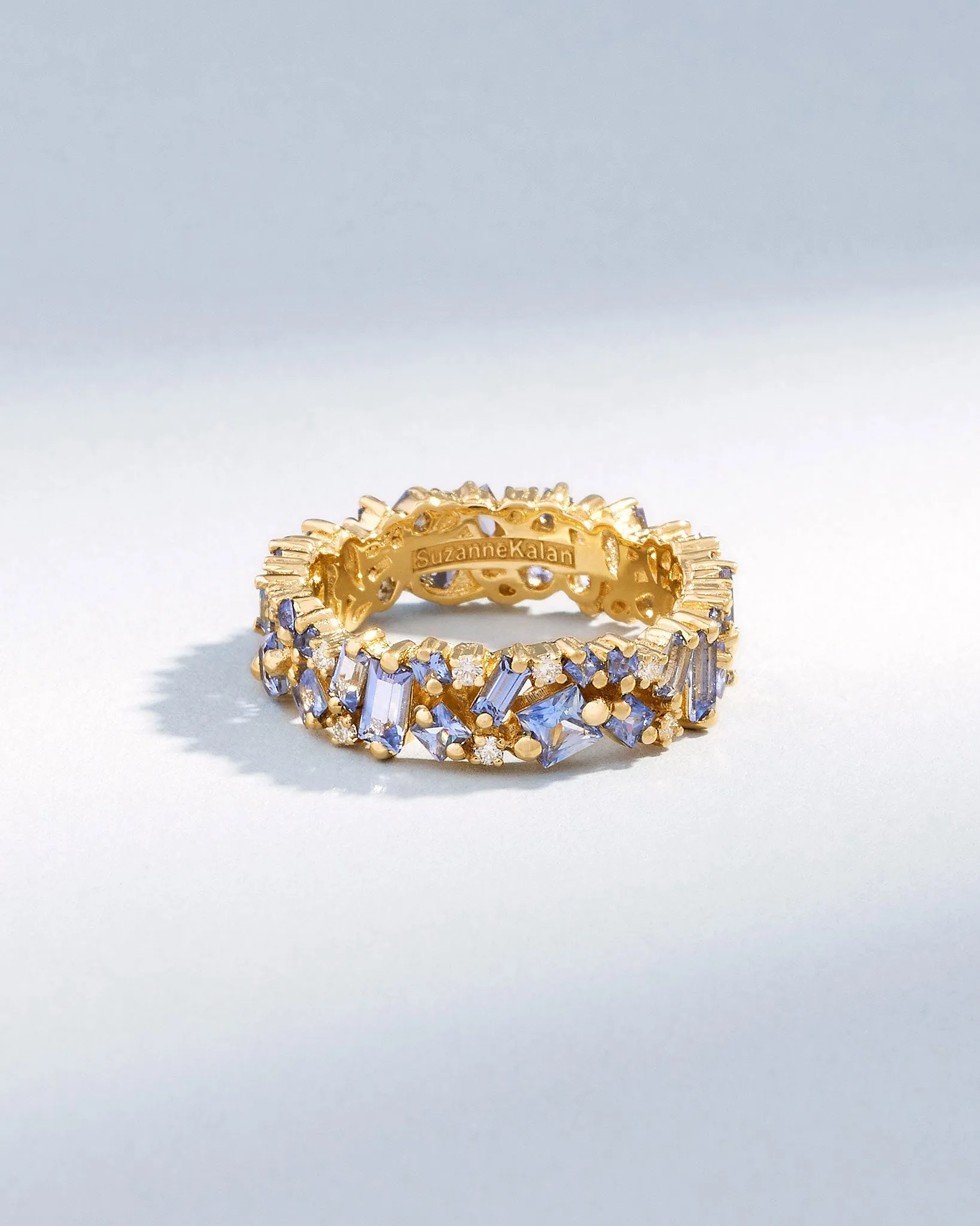 La Fantaisie Light Blue Sapphire Eternity Band