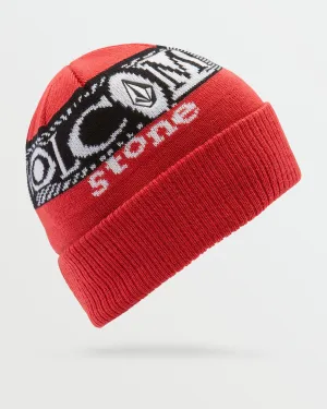 Lib Stone Legacy Beanie - Ribbon Red