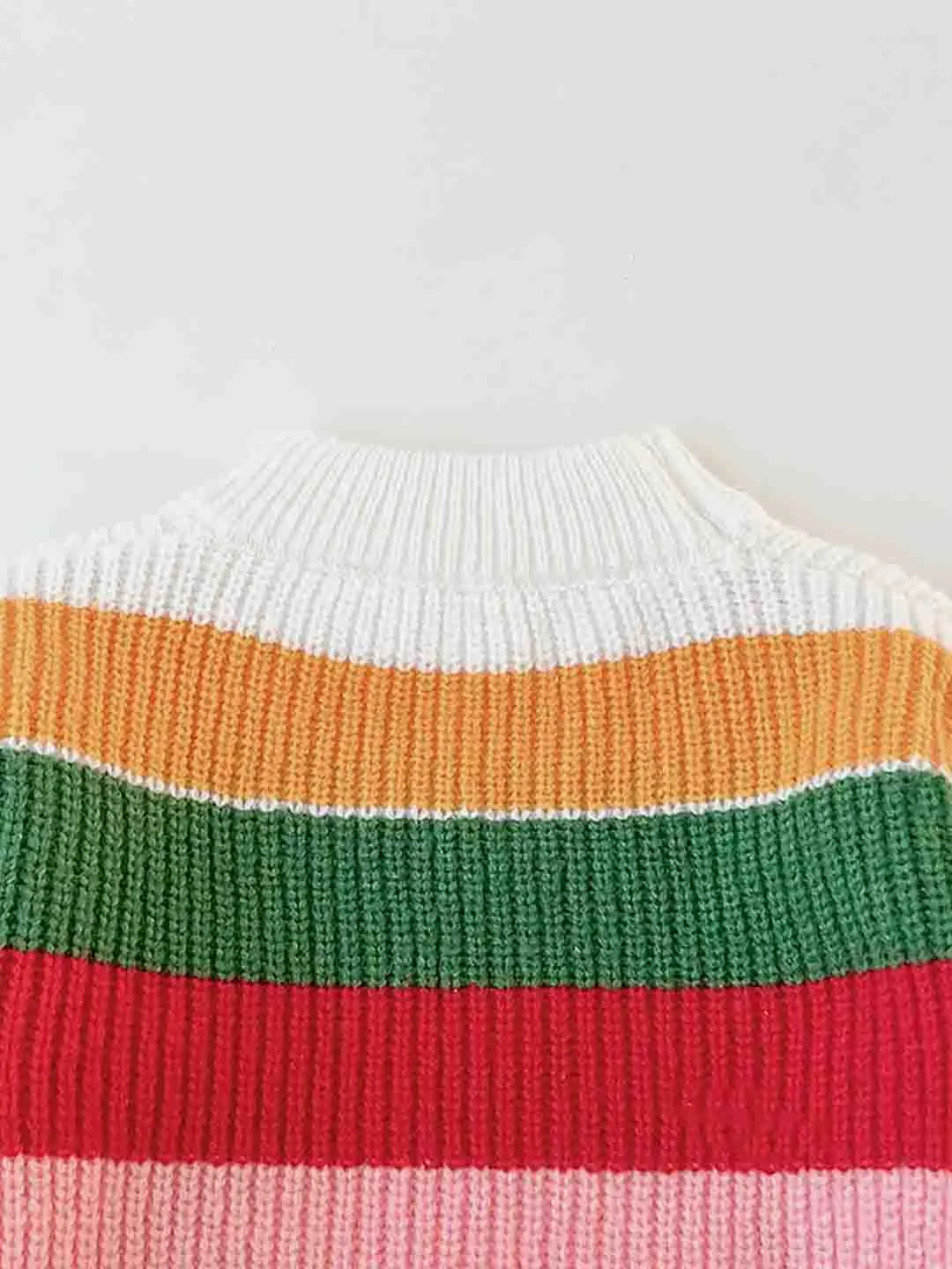 Little Surprise Box Multi Striped cardigan Sweater for Kids