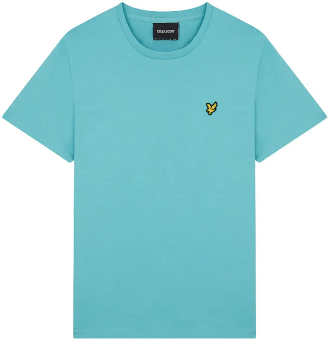 Lyle and Scott Mens Plain T Shirt Alpine Sky