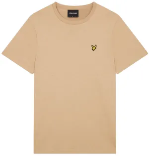 Lyle and Scott Mens Plain T Shirt Cairngorms Khaki