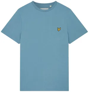 Lyle and Scott Mens Plain T Shirt Skipton Blue