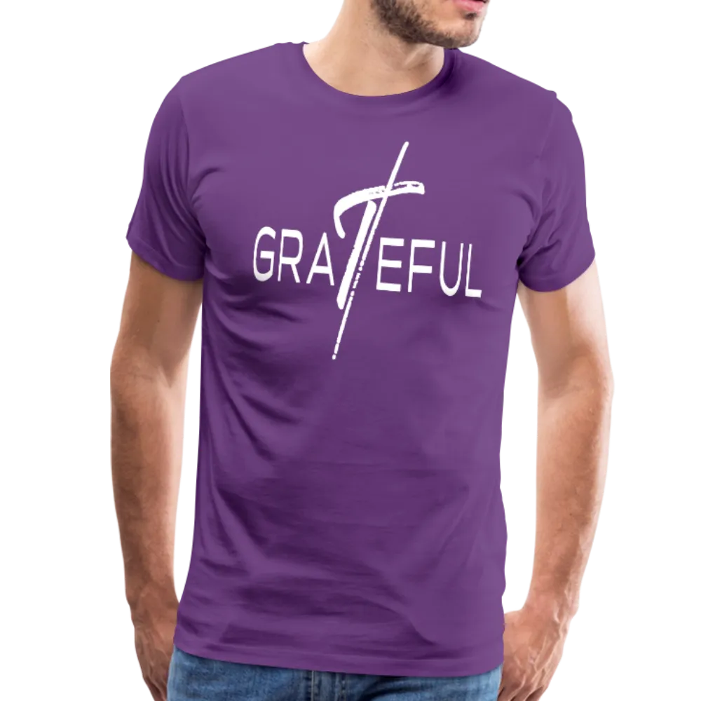 Men's  T-Shirt, Grateful Short Sleeve Graphic Tee