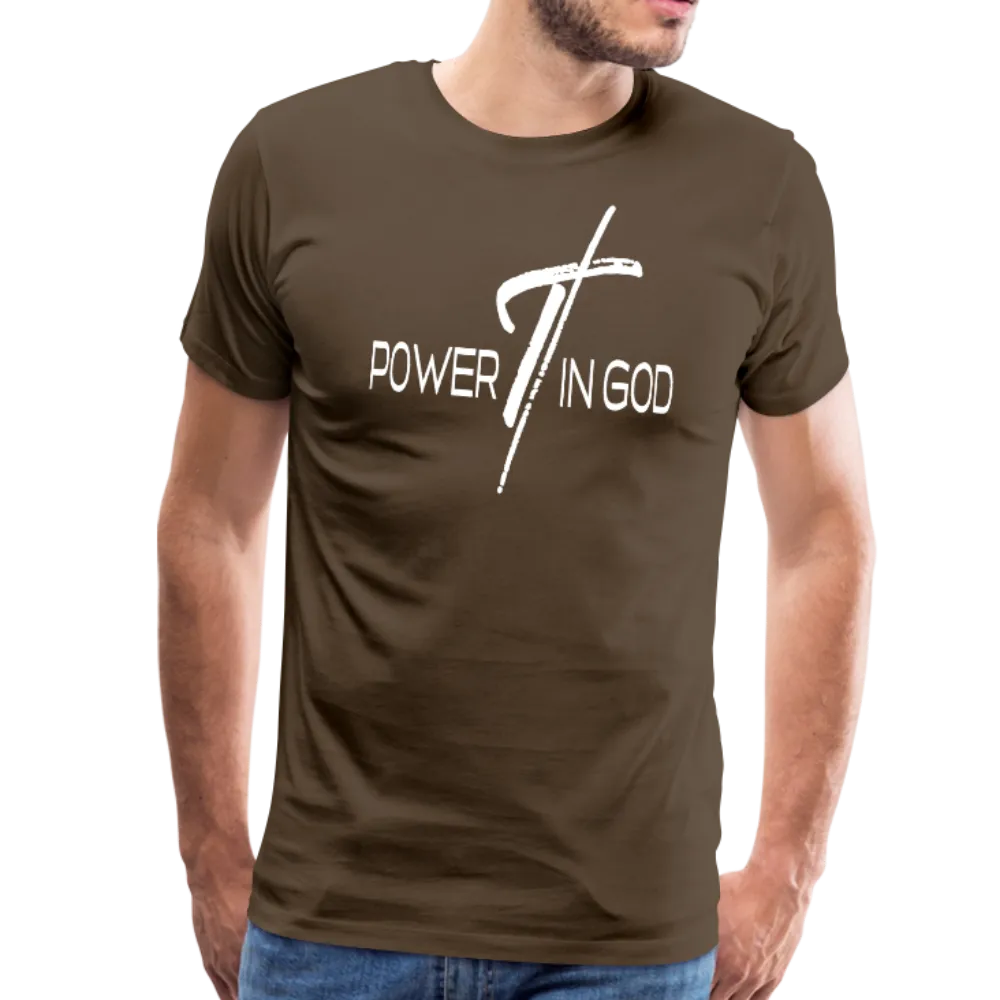 Men's T-Shirt, Power In God Short Sleeve Graphic Tee