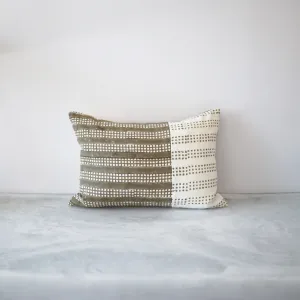 Nepsa Gray Band Pillow - 14"x20"