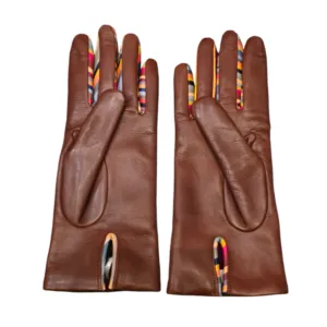 Paul Smith - Women's Concertina Swirl Print Glove in Brown