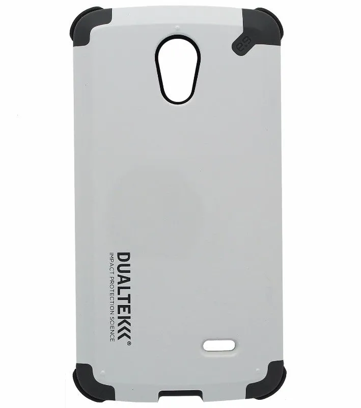 PureGear Dualtek Case for LG Lucid 3 White and Gray