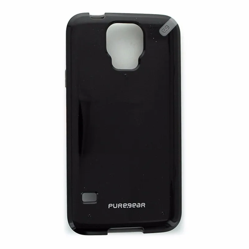 PureGear Slim Shell Case for Samsung Galaxy S5 Black and Gray