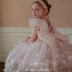 SaiKaYi Girl Pink Princess Dress