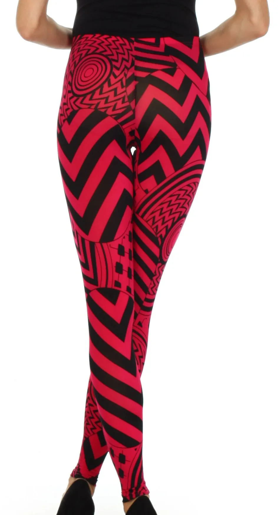 Sakkas Graphic Print Fashion Leggings