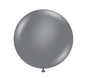 Tuftex 17in Gray Smoke  Latex Balloon  50ct