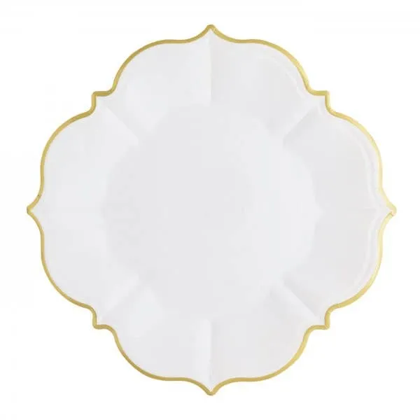 White Lunch Plates