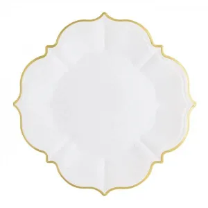 White Lunch Plates