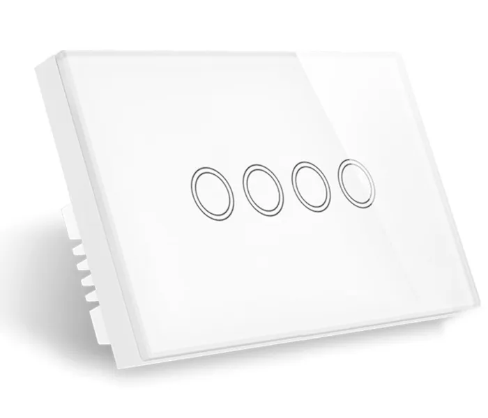 Zigbee Quad Light Switch (White)